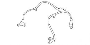 Датчик ABS задний левый Infiniti FX35 QX70 09-17