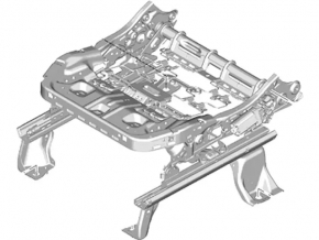 Мотор продольной регулировки водительского сиденья Ford C-max MK2 13-18 без каркаса