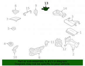 Динамик в потолок задний правый Audi Q7 16-26 Bose