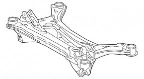 Подрамник задний Toyota Camry v70 20-24 AWD