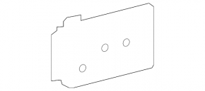 Кронштейн носика лонжерона передний правый Lexus RX300 RX330 RX350 RX400h 04-09