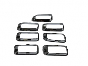 Хром вставка в решетку радиатора Jeep Compass 11-16 6