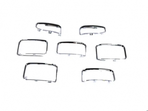 Комплект обрамлений решетки радиатора grill Jeep Grand Cherokee WL 21-26 хром