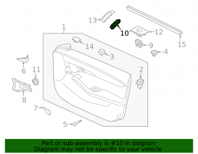 Управление стеклоподъемником передним левым Mazda 3 19-26