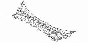 Решетка дворников пластик Ford Mustang Mach-E 21-26