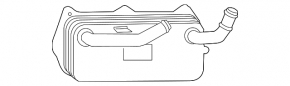 Răcitor ulei motor pentru Audi A8 13-18 4.0