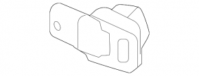 Парктроник заднего бампера Honda Civic XI FE/FL 22-24 черный 4d