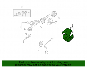 Обрамление рулевой колонки Lexus RX300 RX330 RX350 RX400h 04-09 черн
