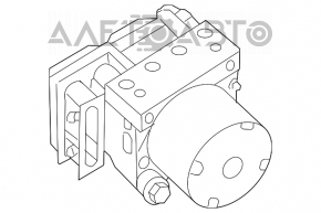 ABS АБС Nissan Rogue 14-16 FWD