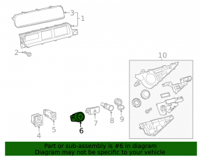 Кнопка power Toyota Prius V 12-17 тип 2