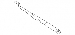 Furtunul de stergator dreapta pentru Hyundai Sonata 11-15, nou, original