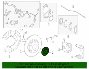 Butuc spate stânga Mercedes Clasa C W206 300 22-25