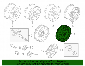 Диск колесный R20x8.5 Ford Explorer 11-17 тип 2, бордюрка