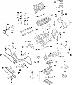 Блок цилиндров голый Audi A6 C8 19-24 3.0T под расточку