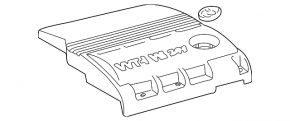 Накладка двигателя Lexus ES330 04-06