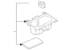 Подстаканники Subaru Forester 19-24 SK черн