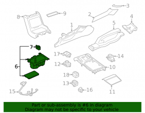 Подстаканники Subaru Forester 19-24 SK черн