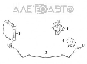 Driver Park Assist Lexus ES300h ES350 13-14