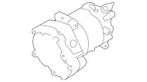 Compresor aer condiționat hibrid Infiniti M35h Q70 12-18