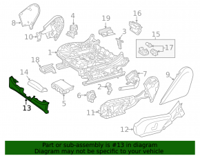 Ornamente scaun șofer față negre pentru Mercedes GLC 16-22, zgârieturi