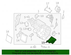 Радиатор отопителя печки Ford Ecosport 18-22