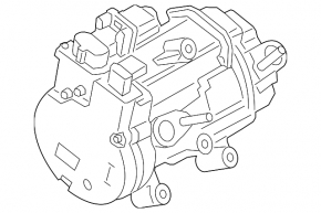 Компрессор кондиционера Ford Escape MK4 23-26 hybrid, plug-In