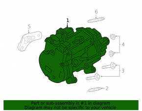 Компрессор кондиционера Ford Escape MK4 23-26 hybrid, plug-In