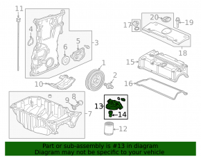 Корпус маслянного фильтра Honda CRV 12-16
