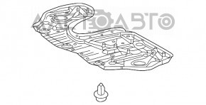 Защита двигателя Lexus RX350 RX450h 16-22 USA