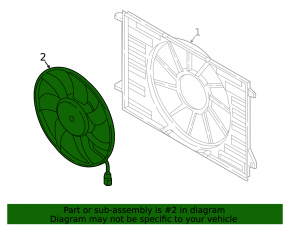 Ventilator răcire Audi A4 B9 17-24 2.0T, 400W