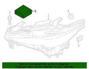 HID Headlight Control Module Mazda CX-5 22-25