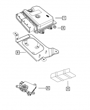 Блок ECU компьютер двигателя Fiat 500 12-13