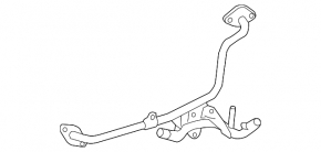 Tubul EGR lung pentru Lexus ES300h 13-18