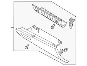 Torpedo, ansamblu torpedo Volvo XC40 19-25 negru
