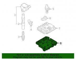 Кронштейн блока ECU Audi Q7 20-26 3.0T MHEV