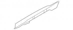 Кронштейн порога левый задняя часть BMW 4 F32/33-20 14-20 кабрио, Coupe