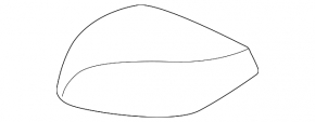 Крышка зеркала правая Infiniti M37 Q70 15-19
