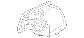Корпус печки верхняя часть Mercedes C-class W205 15-21