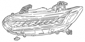 Фара передняя правая Honda Accord 18-20 Touring