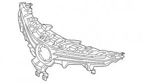 Решетка радиатора grill Toyota Camry v70 21-24 SE\XSE