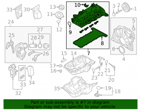 Крышка клапанная BMW 3 F30 12-18 2.0 N47