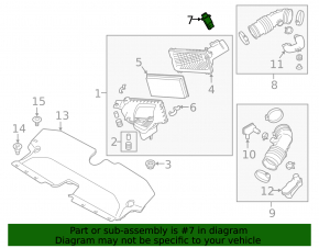 Расходомер воздуха Infiniti JX35 QX60 14-17 Hybrid