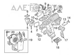 Печка в сборе Mercedes W164 ML X164 GL W251 R
