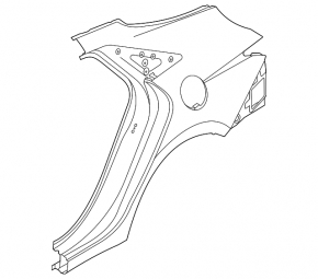 Sfert aripa spate stanga Hyundai Elantra 21-23