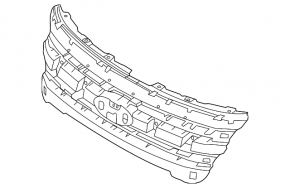 Каркас решетки радиатора grill Ford Explorer 11-15 дорест