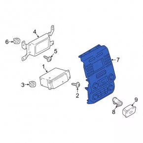 USB Hub Ford Edge 15-24