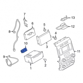 USB Hub Ford Edge 15-24