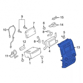 USB Hub Ford Edge 15-24