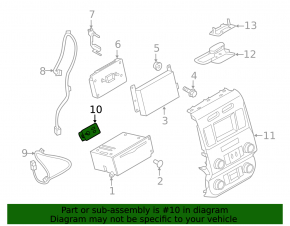 USB Hub Ford Edge 15-24