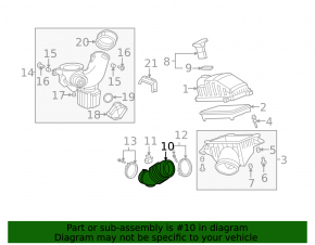 Воздуховод Acura MDX 07-09